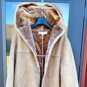 Fawn Colored Shearling Coat